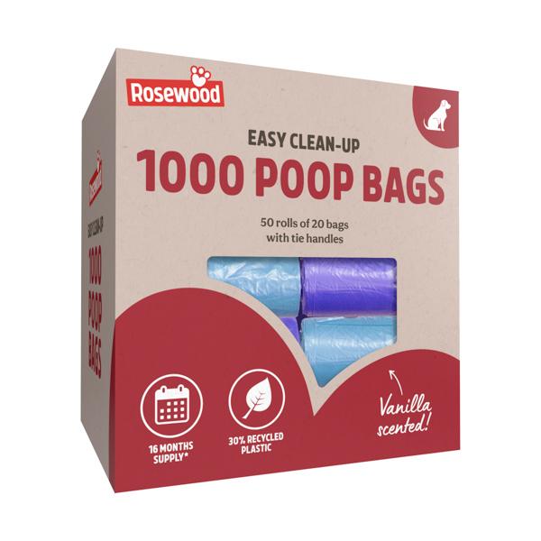 1000pc Poop Bags